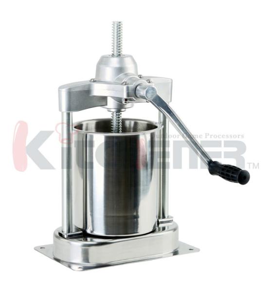 Stainless Steel Homemade Manual Sausage Stuffer Filler With Front Locking