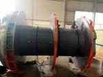 Spiral Slotted Two Rolls Wire Rope Winch Drum CE