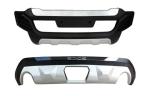 Black + Chrome Car Bumper Guard For FORD EDGE 2011 2012 2014 , Blow Molding
