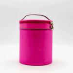 OEM Double Zipper Cosmetic Bag BSCI Personalized Leather Makeup Bag