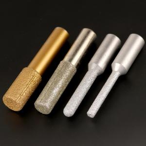 China Electroplated Brazed Diamond Tools , Stone Carving Diamond Grinder Drill Bit factory