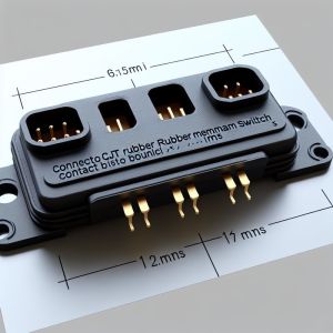 Rubber Membrane Switch with Siloxane Overlay for Industrial Panels