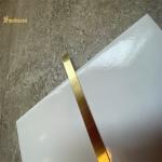 Matt Gold Finished Stainless Steel Tile Trim For Corner Metal Profile GB
