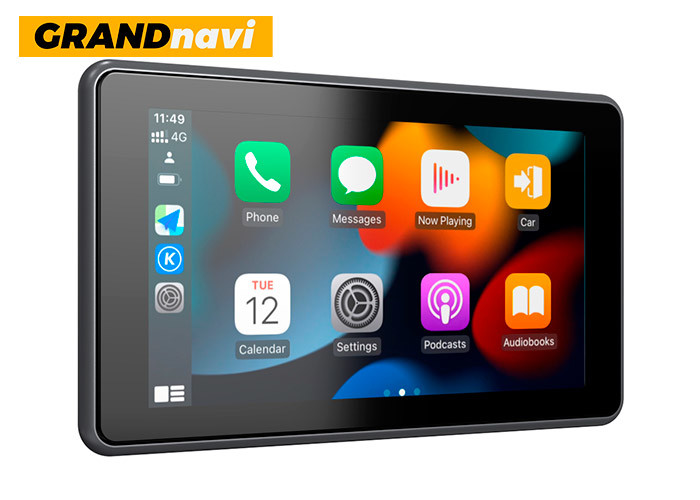 5 Inch Android Auto Carplay Wireless Automatic Display Mirror Link Car Play