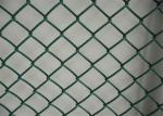 Dipped Galvanized Chain Link Fence With 35-300G per Square Meter Zinc Coating;