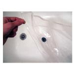 Mildew Resistant PEVA Stylish Waterproof Shower Curtain , Clear Plastic Shower