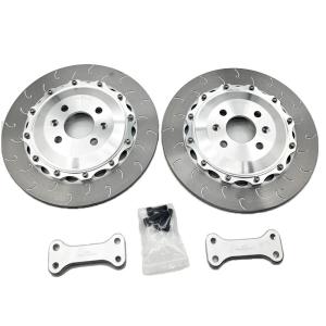 China Car Rear Wheel Brake Disc Caliper 355x22mm J Hook Rotors factory