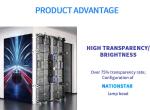 HD P3.91-7.82 Outdoor Transparent LED Screen Display Rental Full Color