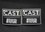 5 Colorway Printed Iron On Labels Woven Labels With Own Logo