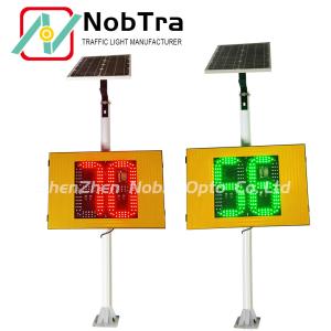 China NBTR88-S30-S Solar Radar Traffic Signal Hoop Install Red And Green Color factory