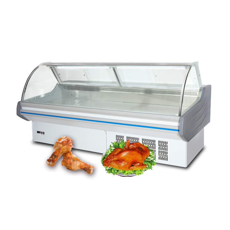 China OEM Vertical Meat Refrigeration Deli Display Refrigerator Energy Efficient factory