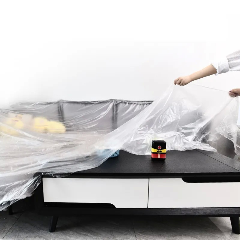 Free Sample Clear Flexible Pallet Wrap Polyethylene Film For Sofa Bed, Furniture