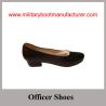 Buy cheap Wholesale China Made Black Full Grain Leather Lady Officer Shoes with Leather from wholesalers