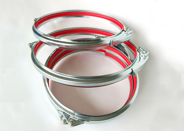 150mm Airtight Sealing Washer Galvanised Pipe Clamps
