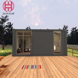 China Zontop Modern Flat Pack Portable Living 40ft Luxury China Prefab Homes 3 Bedroom Prefabricated Container House factory