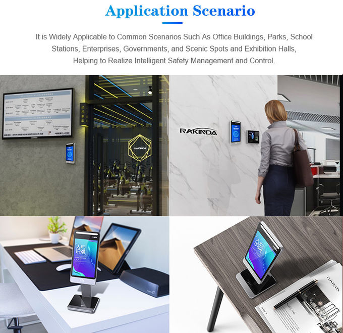 5 Inch Time Face Recognition Attendance System Wiegand Face Recognition Tablet