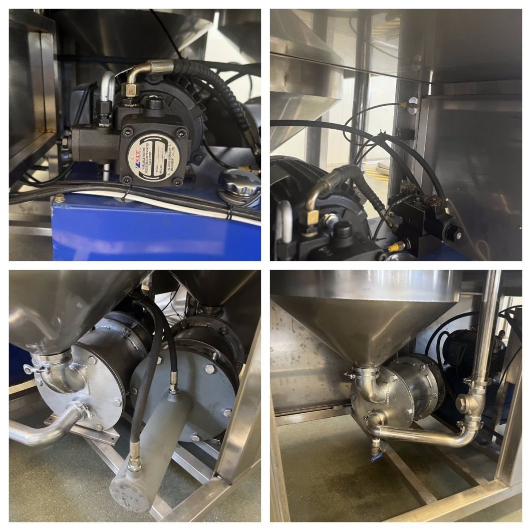 Industrial Big Capacity 6000kg Sausage Filler Sausage Stuffer Vacuum Stuffer