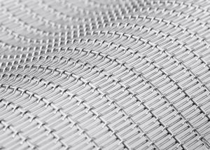 China Decorative Flexible Metal Mesh Fabric Stainless Steel For Facade factory