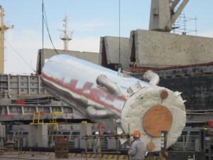 China Sulfur Marine Scrubber Installation On Ships factory