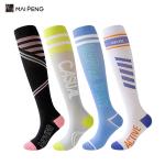 Breathable Compression Running Socks Cotton / Nylon Athletic Compression