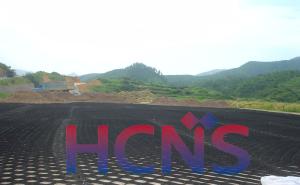 China Anti Erosion Perforated Hdpe Slope Protection Geocell Fabric 1.5mm factory