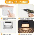 Solar Powered IP65 Waterproof Monocrystalline LED Garden Lights for Outdoor