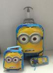 Hot sale Disney Children Trolley 3 pcs School bags