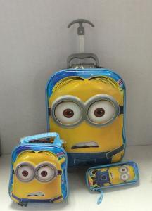 China Hot sale 16-inch 6D EVA kids luggage + lunch bags +pencil case factory