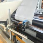 Semi Automatic Paper Bag Making Machine Square Bottom Brown