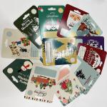 Assorted Christmas Party Cash Holder Gift, Funny Money Cards Wooden Money Card