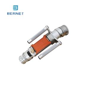 China High precision, high reliability, easy to carry Bernet band portable tube flow meter for gas station factory