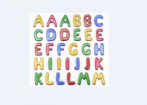 China Colored Custom Puffy Alphabet Stickers For Baby Room Wall Decor Eco Friendly on sale