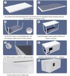 Prefab Houses Offers One Bedroom and One Bathroom Luxury Folding Container Homes
