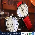 Wholesale PU Watch Round Dial Alloy Case Quartz Watch Fashion Watch Concise
