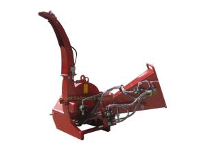 China Double Rollers 6 Inch Wood Chipper Direct Drive With Hydraulic Feeding factory
