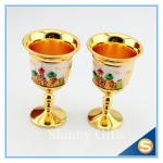 Shinny Gifts New Home Ornament Gift Set Handmade Enamel Metal Craft Decorations