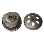 Rear Clutch Motorcycle Belt Drive Pulleys , Driven Wheel Hub Assembly