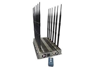 China 12 Antennas 80m 4G 5G Cell Phone Signal Jammer High Power factory