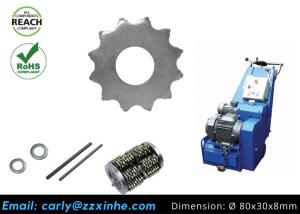 China Floor Scarifier Parts Edco Cpu-10fc Cpu-12 Carbide 12pt Cutter Flails Remove Traffic Lines factory
