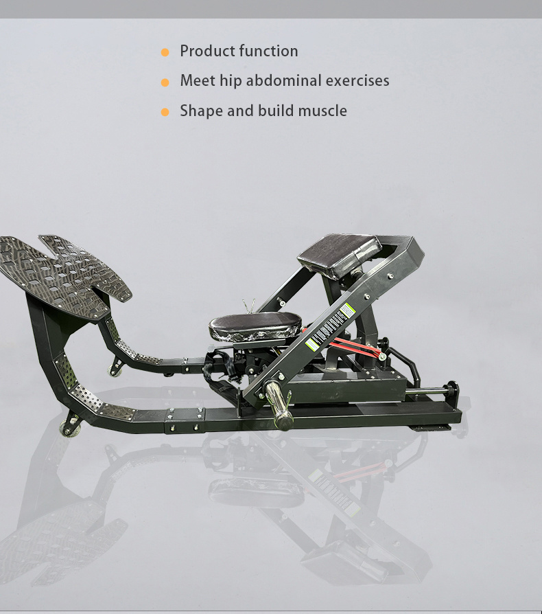New Style Commercial Fitness Hip Thrust Gym Equipment Glute Bridge Machine