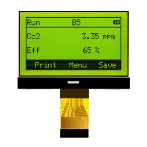 China 128X64 Gray LCD Graphic Display Module With White Side Backlight HTG12864-93 factory