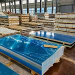 100mm Coated Metal Aluminum Sheet Plate O - H112 Mill Finish Building Supplies