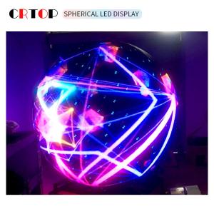 China High Resolution 1m Diameter LED Sphere Display Magnetic attraction factory
