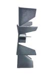 114mm Diameter Fireplace Fan 9 Blades Galvanized Sheet For Pellet Stove