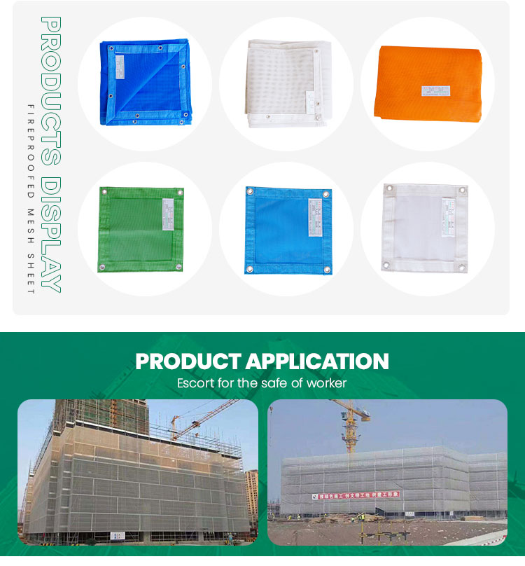 Construction Safety Netting Fireproof Fire Retardant Safety Net