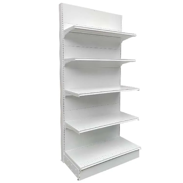 Factory Custom Size Color white color grocery store display rack gondola retail detachable supermarket shelves