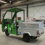Multifunctional Three Wheel Double Barrel Sunshade Sanitation Vehicle
