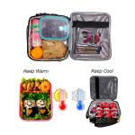 Zippered 3D Dinosaur Insulated Lunch Cooler Bags