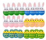 Hanging Egg Bunny Home Decoration 1mm Felt Easter Ornaments 6*8cm