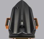 RC model shuttle bait boat , ABS engineering plastic radio controlled bait boat